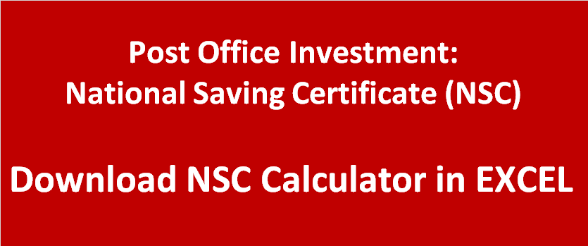 Post Office NSC Calculator